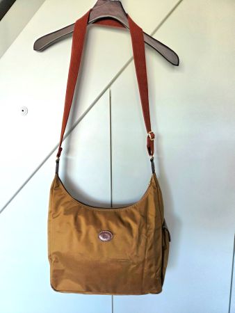 Longchamp Hobo Bag Schultertasche in Caramel