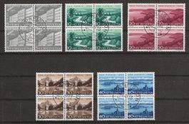 1955 : Pro Patria Serie im Viererblock, KP 140.--
