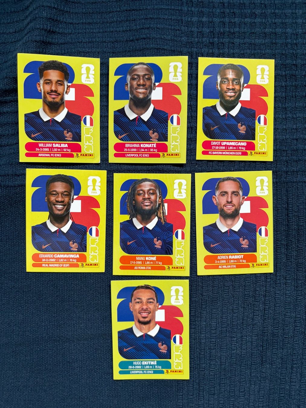 Panini Carte collezionabili: 7 Panini Sammelbilder von Frankreich – Usato da Thalwil venduto da kon_v82n