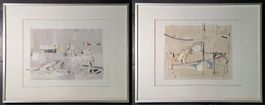 Original-Lithografien «Zirkus I + II» von Hans Falk