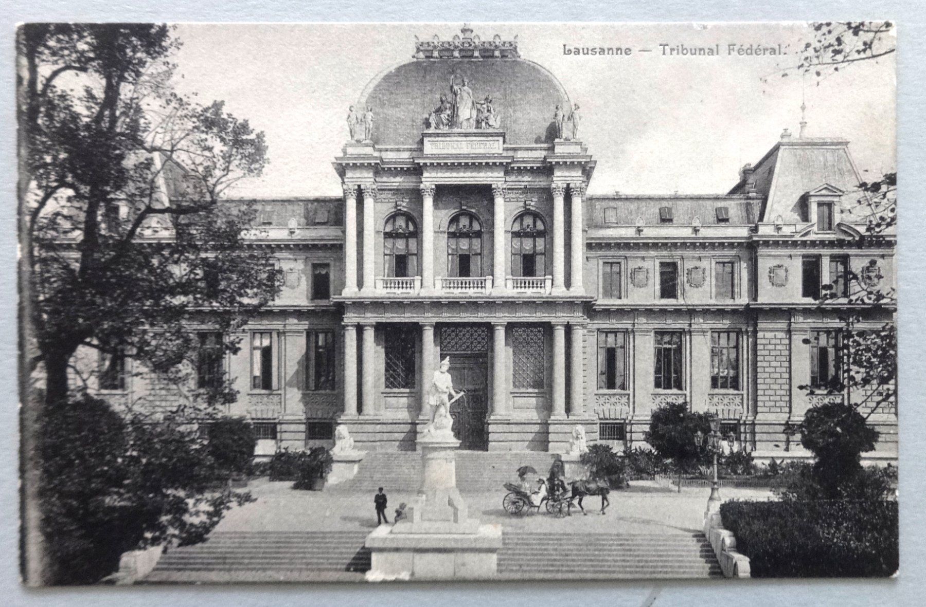 Cartoline postali: Lausanne - Tribunal Fédéral – Usato da Fétigny venduto da Billy2miny
