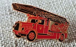 G986 - Pin Feuerwehr Auto Basel Drehleiter DL2 Saurer 1931