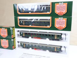 HAG 4 x SBB Einheitswagen Nr. 481 / Nr. 483 - Top Modelle H0