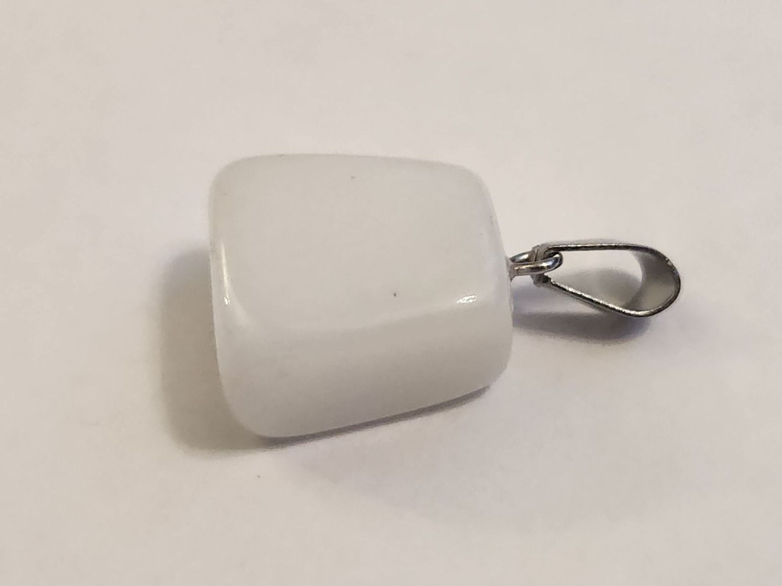 Anhänger: Pendentif pierre de lune blanche élégante – Neu (gemäss Beschreibung) aus Territet von Cenh 3