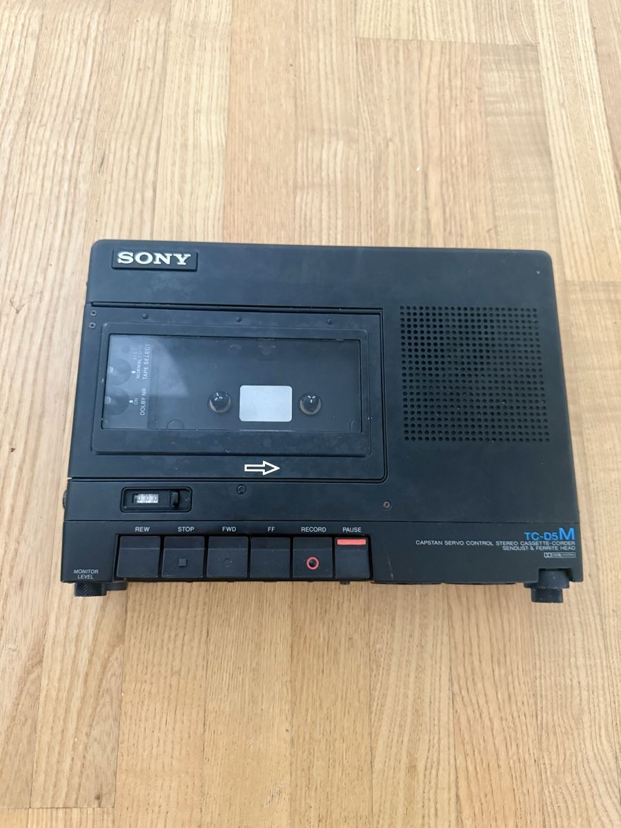 Sony Registratori: Sony TC-D5M Stereo Kassettenrekorder  – Difettoso da Stein am Rhein venduto da Tags