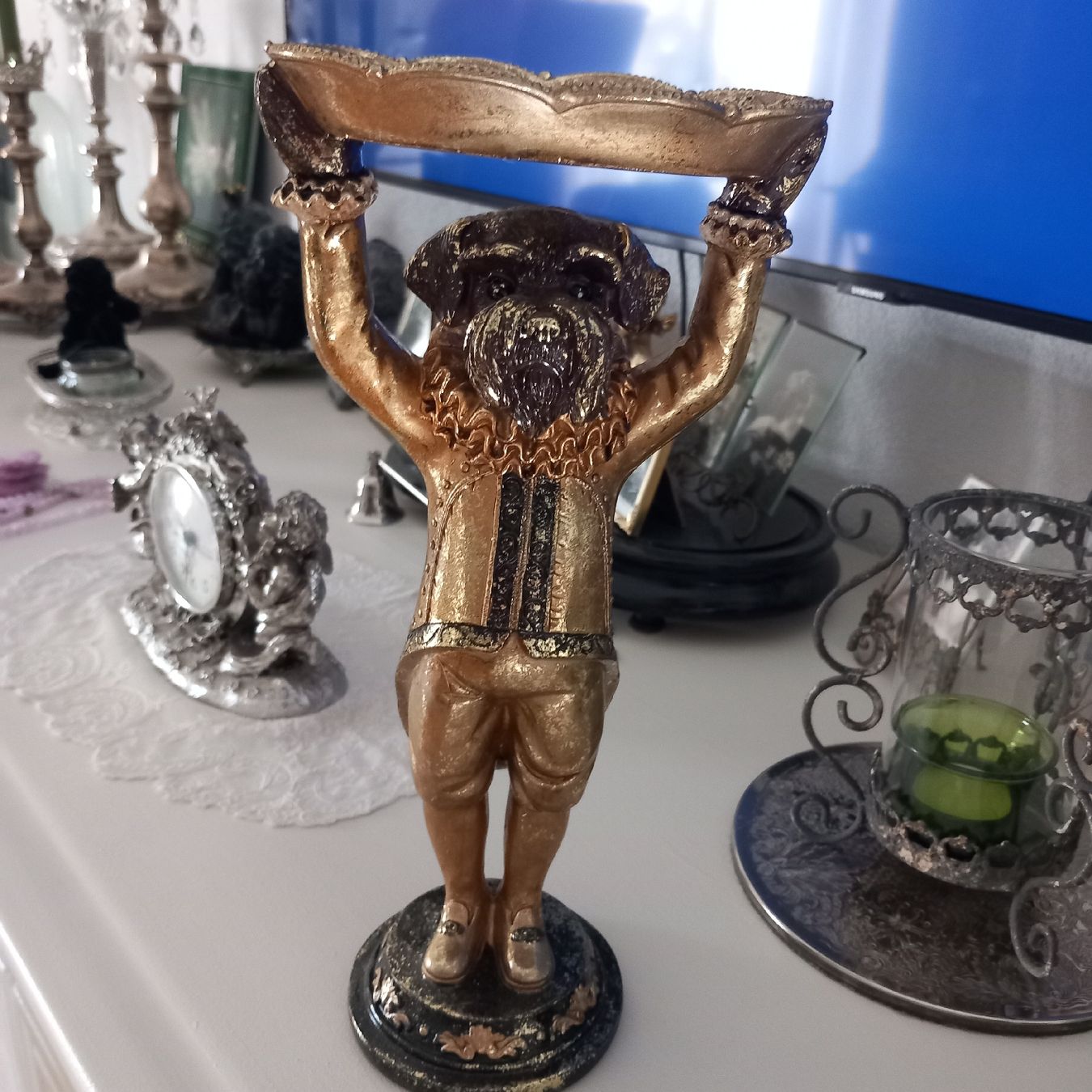 Figuren: Visiten Kärtli Ständer / Vintage Shabby – Gebraucht aus Aegerten von gismolini 6
