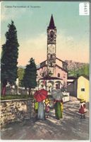 Chiesa Parrocchiale di Tesserete - animee - Litho