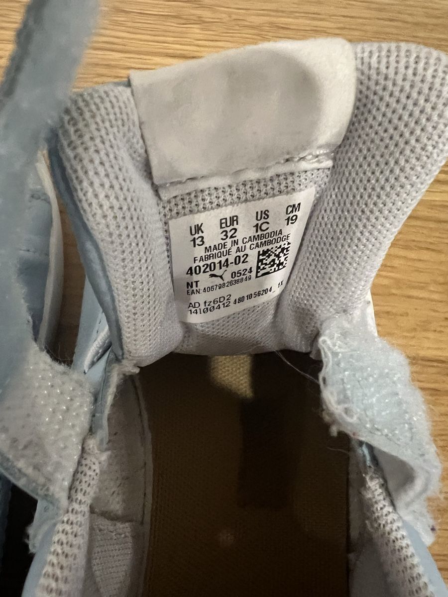 Puma Schuhe für Jungen: Puma Kinderschuhe, Gr. 32, hellblau mit Bärchen Bilde – Gebraucht aus Meggen von mar_7r7m 2