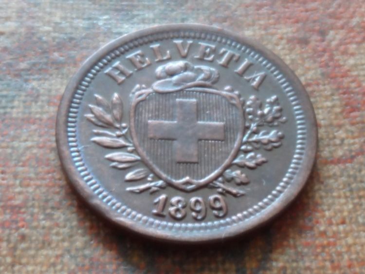 Tutti le monete: 1 Rp. 1899  (D) – Usato da Romanel-sur-Lausanne venduto da Swift13