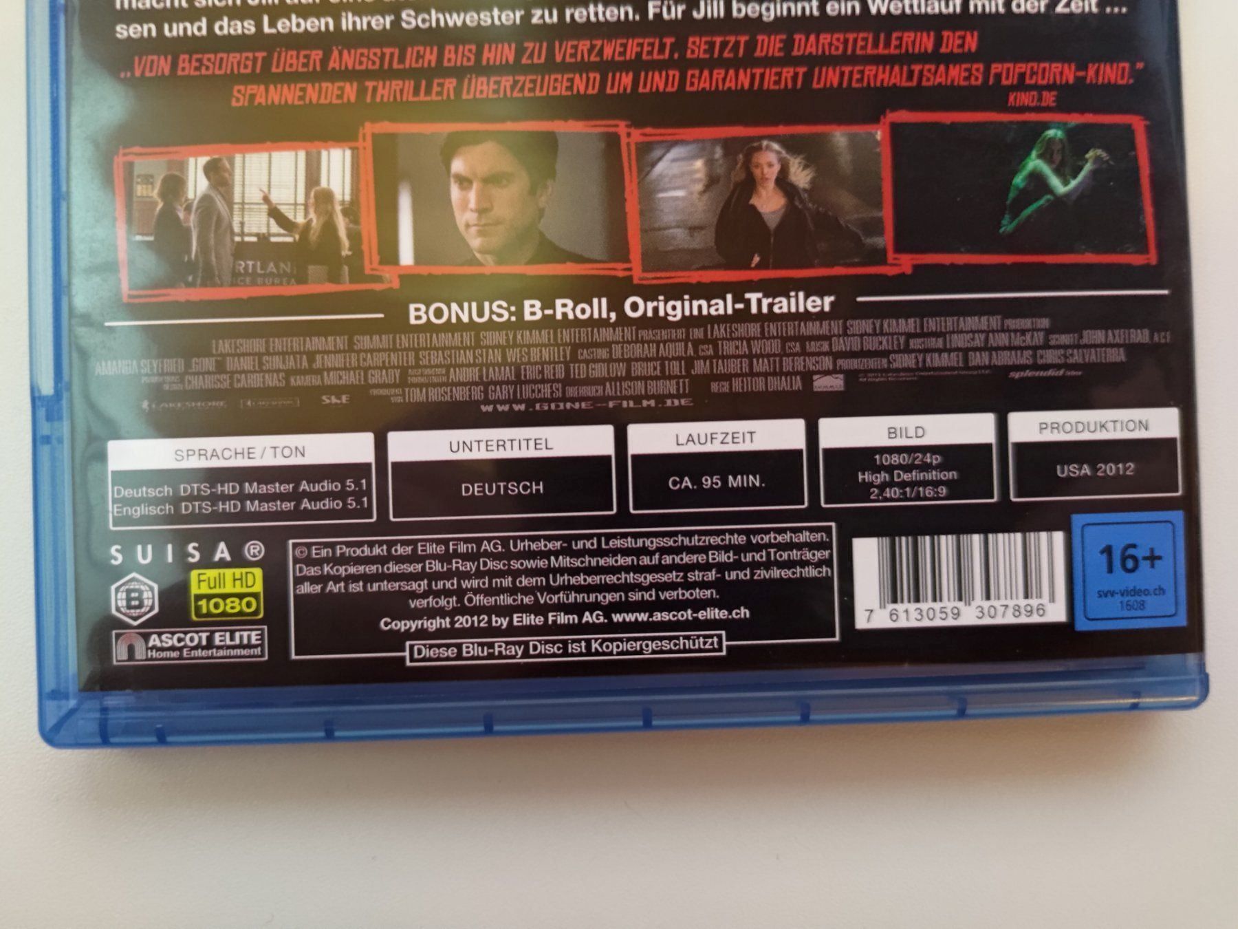 Tous les DVDs: Gone – D'occasion à Liestal par Kratzilla 3