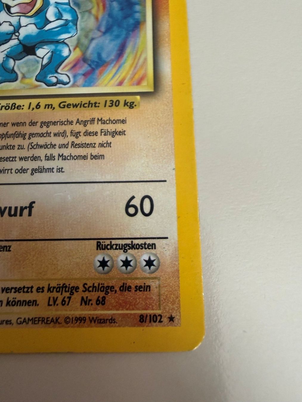 Pokémon Carte collezionabili: Pokemon Machomei Holo - 1st edition German – Usato da Chiggiogna venduto da TheLegend88 2