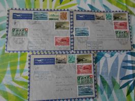 3 Tolle CH Luftpostbriefe