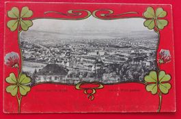 Zürich und die Alpen von der Waid gesehen ? 1900 ?