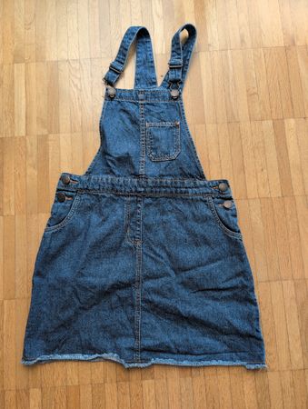 Latzkleid Jeans Kinder Grösse 140 gebraucht