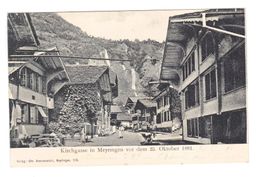 AK:  Kirchgasse in Meiringen von 1891