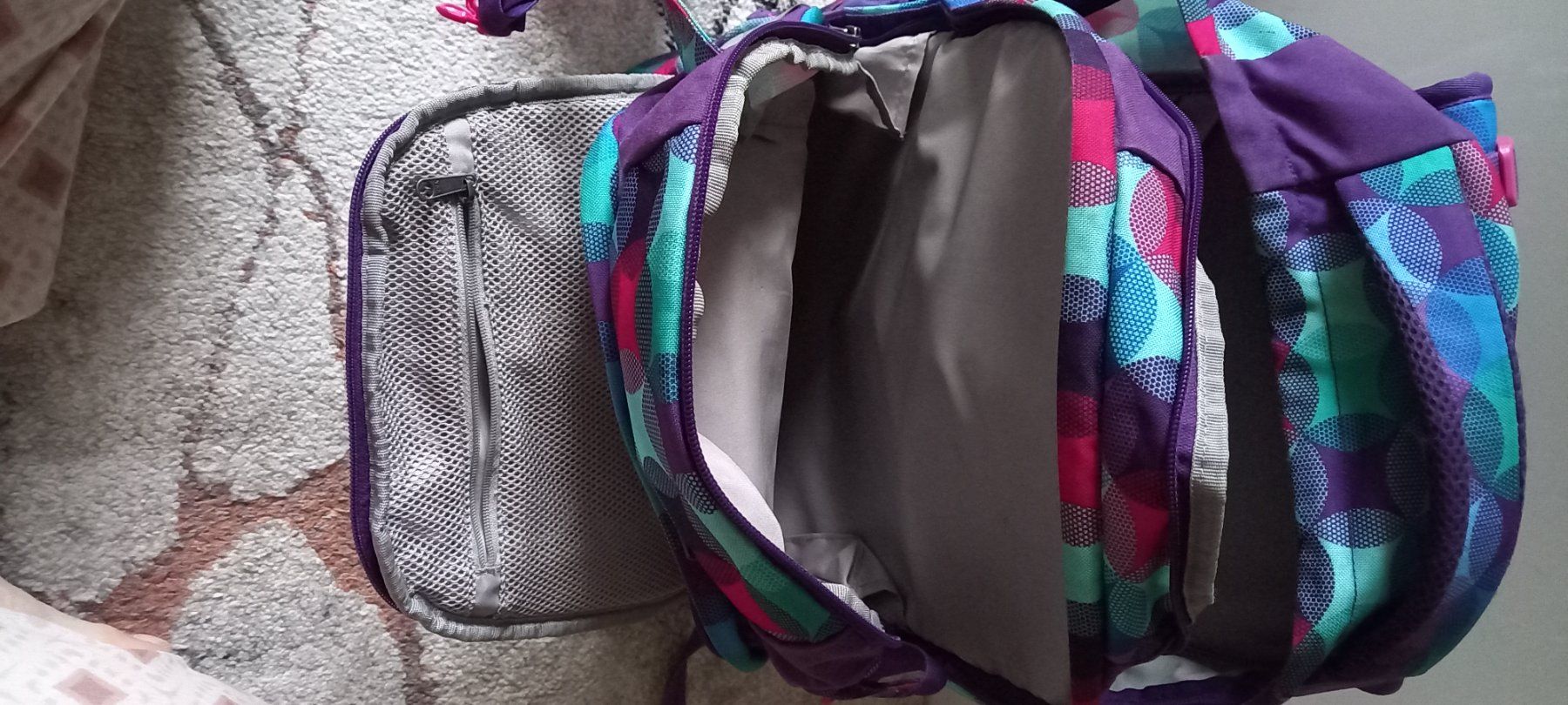 Satch Borse & Zaini: Schulrucksack Satch bunter Print **wie Neue – Usato da regensdorf venduto da nacobra 5