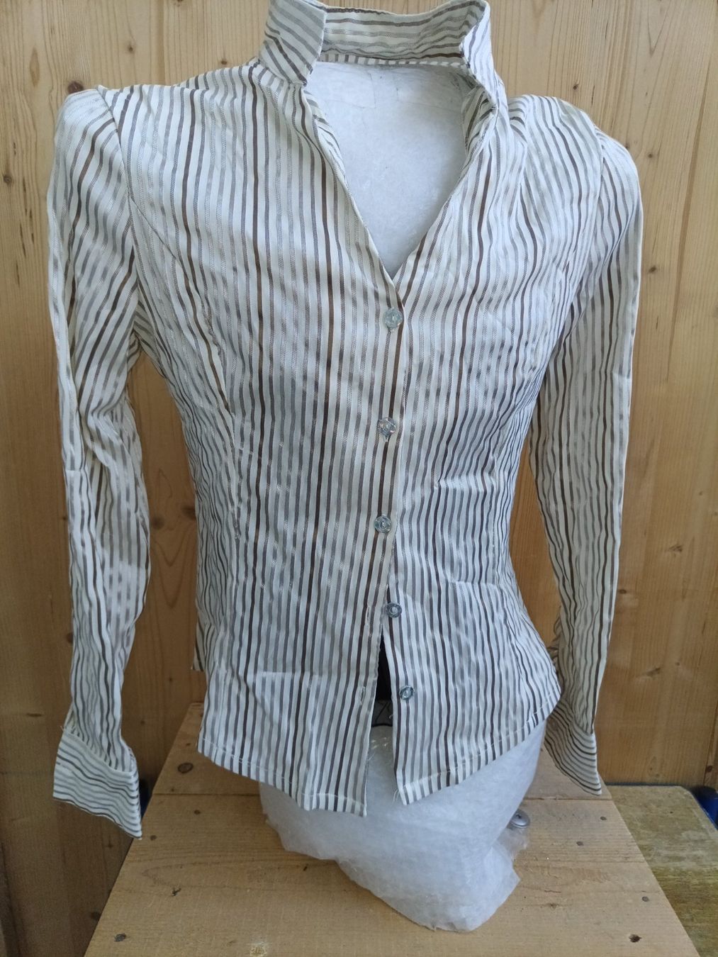 Camicette: Elegante Bluse mit Streifenmuster – Nuovo e nell'imballaggio originale da Wängi venduto da Ladys_First