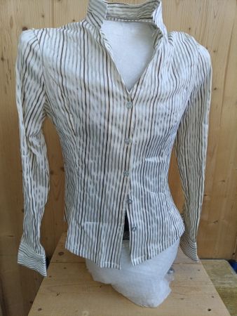 Elegante Bluse mit Streifenmuster