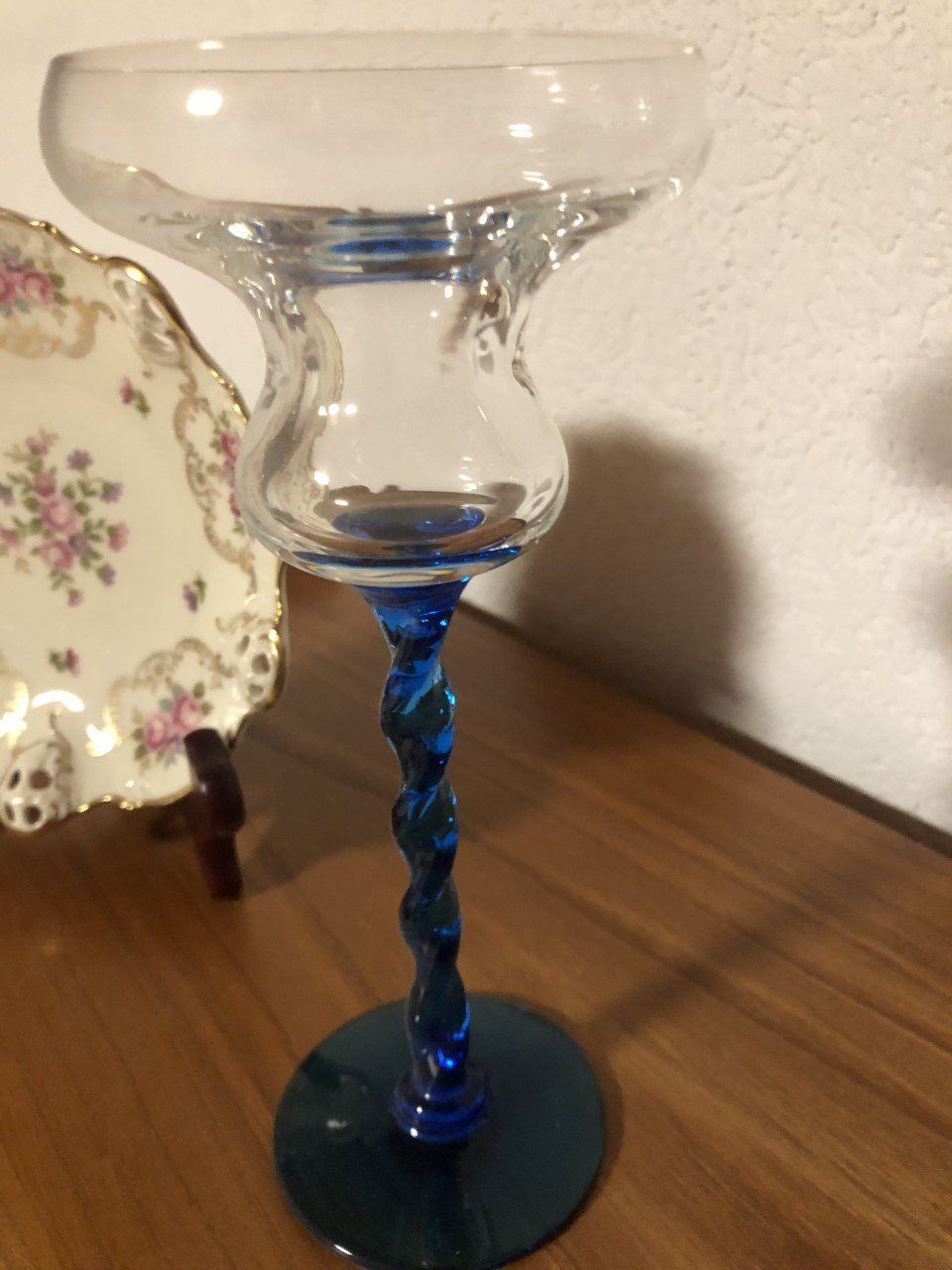 Portacandele: 2 Kerzenhalter aus Glas – Usato da Winkel venduto da Kade50 2