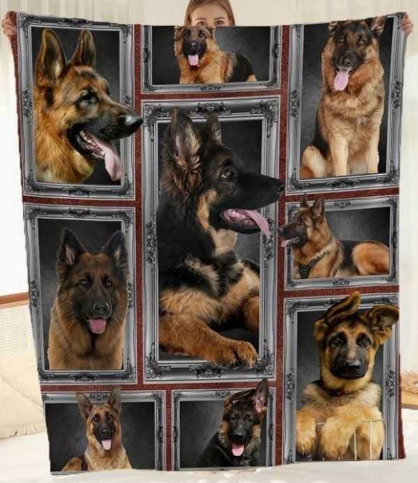 Decken: Kuschel Decke mit Deutscher Schäferhund 150x200cm – Neu und originalverpackt aus Langenbruck von Gumsi