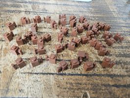 lego 2921 lot de 45 pièces Reddish Brown Brick,