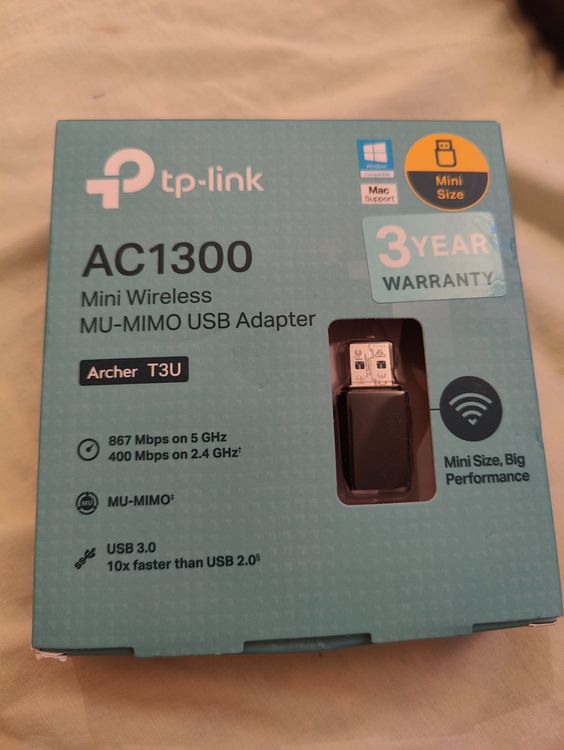 Clé WiFi Puissante - TP-LINK - N300 Mbps - Mini adaptateur USB