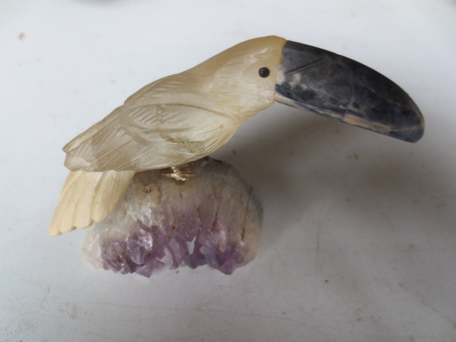 Mineralien & Heilsteine: Amethyst Vogel – Gebraucht aus Weier im Emmental von waefler03