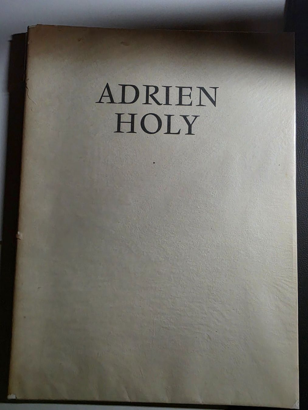 Bücher: Adrien Holy - Kunstmappe Nr. 229  - 1952 – Gebraucht aus Walterswil BE von Lonitti