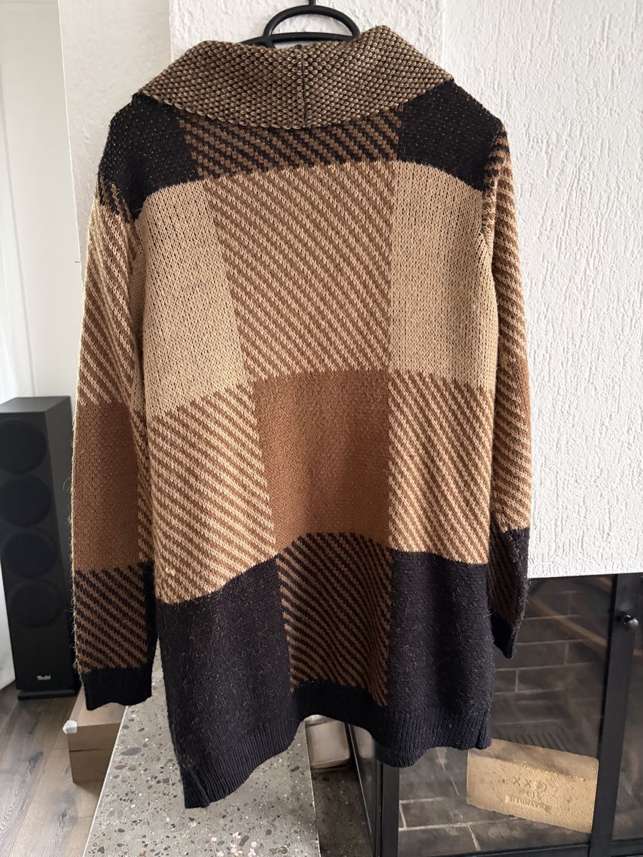 Only Giacche: Strick-Coaro, kariert, Gr. M – Usato da Lachen SZ venduto da AnSi88 2