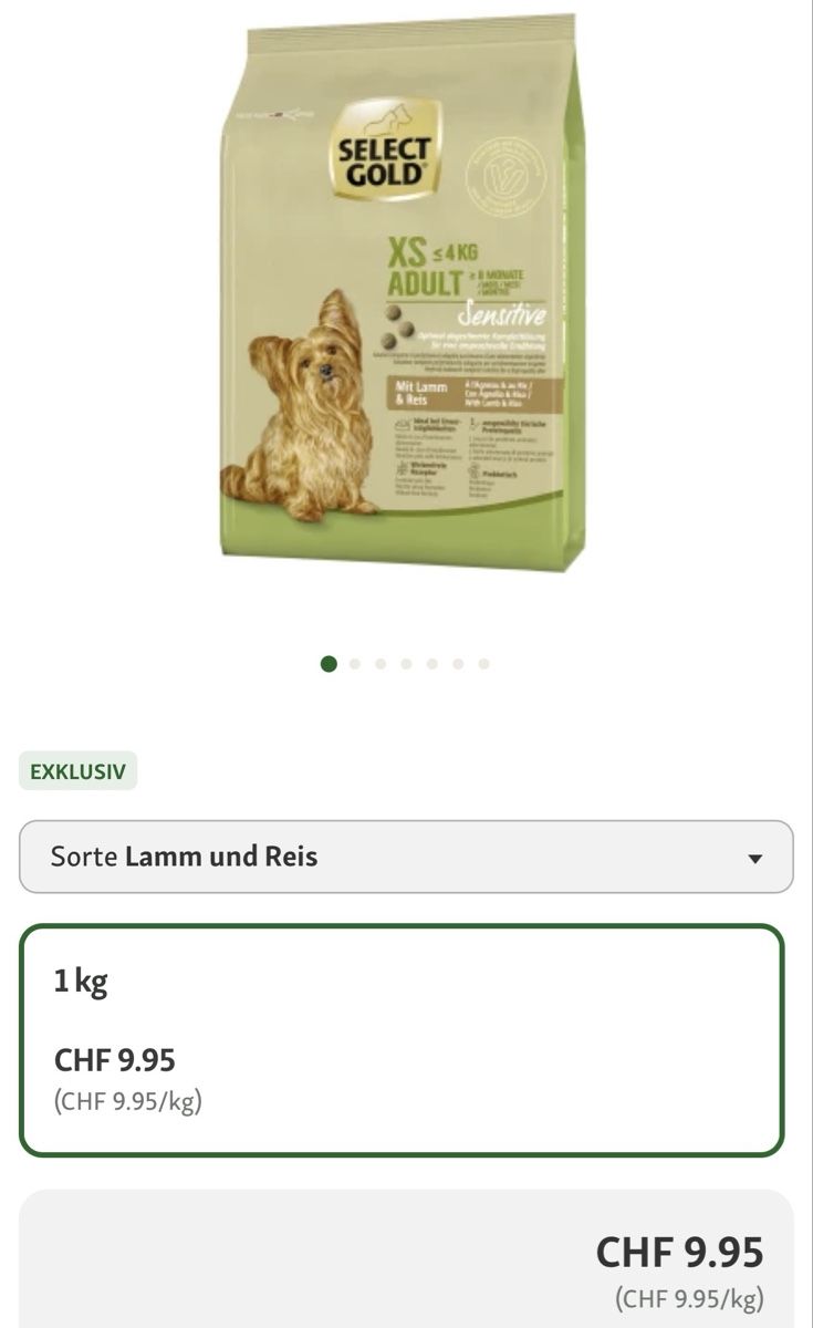 Cucce & Letti: Hunde Trockenfutter Select Gold – Nuovo e nell'imballaggio originale da Opfikon venduto da hetipeti 5