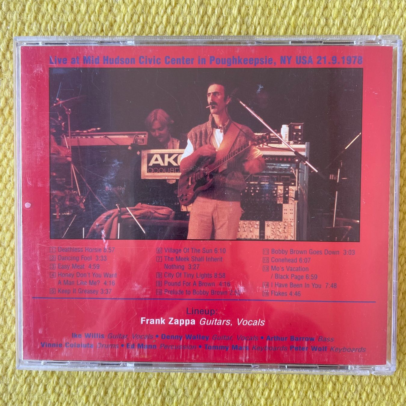 CD: FRANK ZAPPA-IN POUGHKEEPSIE 21.9.1978 – Usato da Rorschacherberg venduto da CD-Roli 1