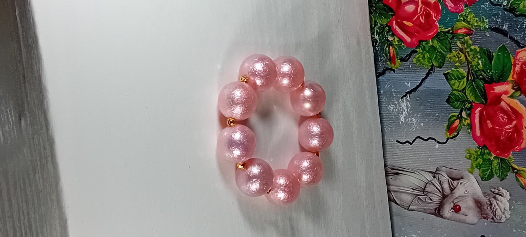Bracelets: armband modeschmuck,,,,roserot,,matt – Neuf (Voir description) à Basel par bij_5hqd 2