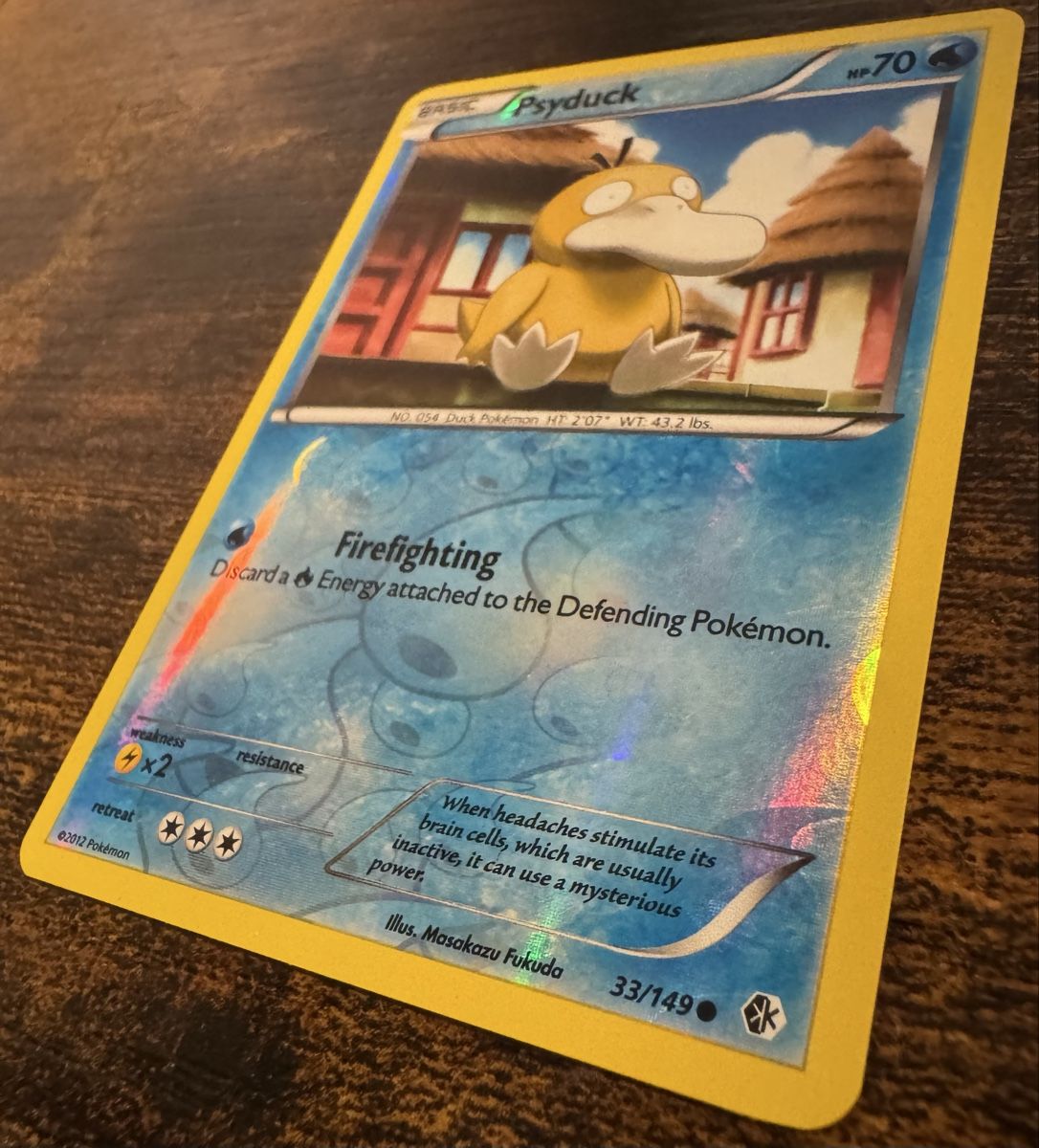Pokémon Carte collezionabili: Psyduck Reverse Holo 33 - EN – Usato da Zürich venduto da LJF 2