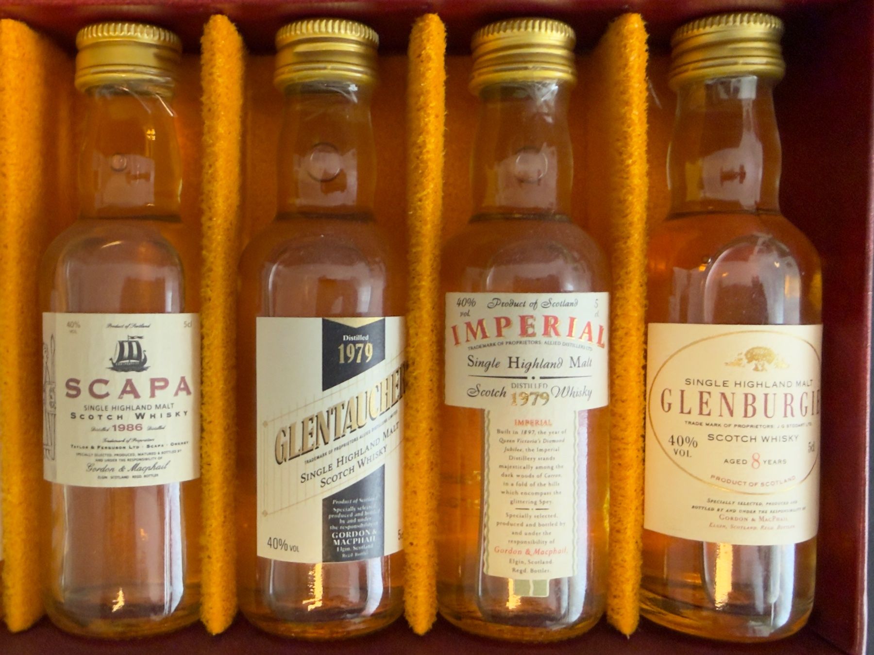 Spirituosen: Rarität: Degustationsset Gordon & MacPhail – Neu und originalverpackt aus Winterthur von Carpediem22 5