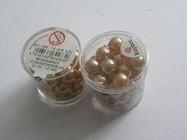 Wachsperlen 12 mm, 42St, braun kaschmir