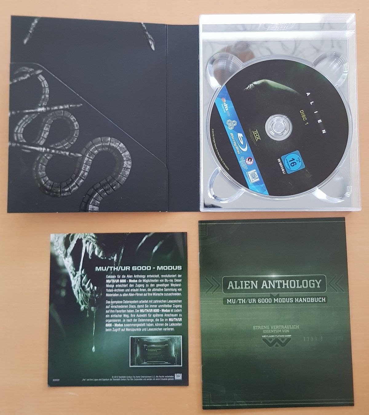 Alle DVDs: Blu-Ray-Box Alien Anthology - Limited Edition – Gebraucht aus Schaffhausen von  2