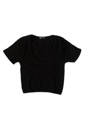 Schwarzes Zara Oberteil