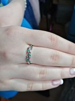 bague femme en argent et avec des zircones