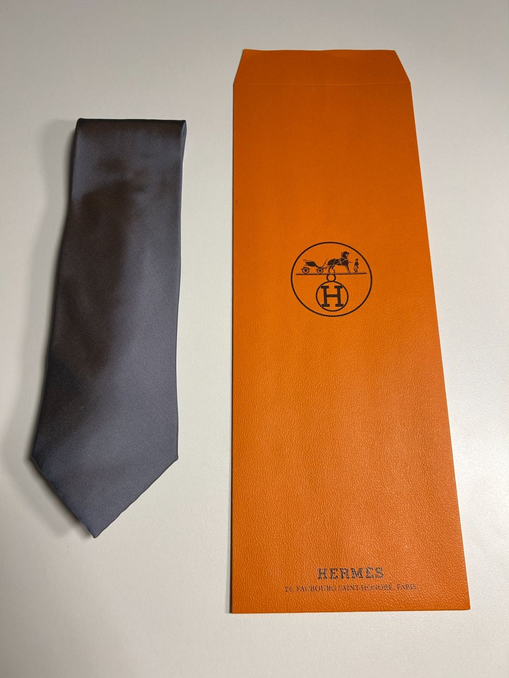 Hermès Krawatten: Hermès Taft Krawatte – Gebraucht aus Bern von kurtikobolt74