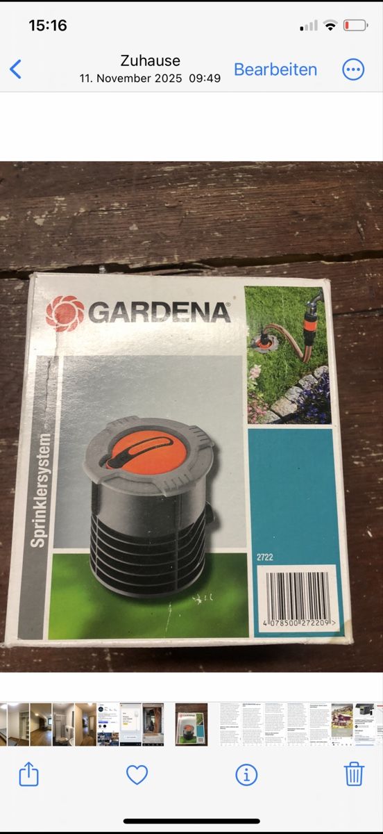 Gardena Rohre & Schläuche: Gardena Wassersteckdose Bewässerung  – Neu und originalverpackt aus Naters von Headliner88