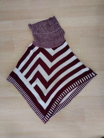 Kinder Strick Poncho