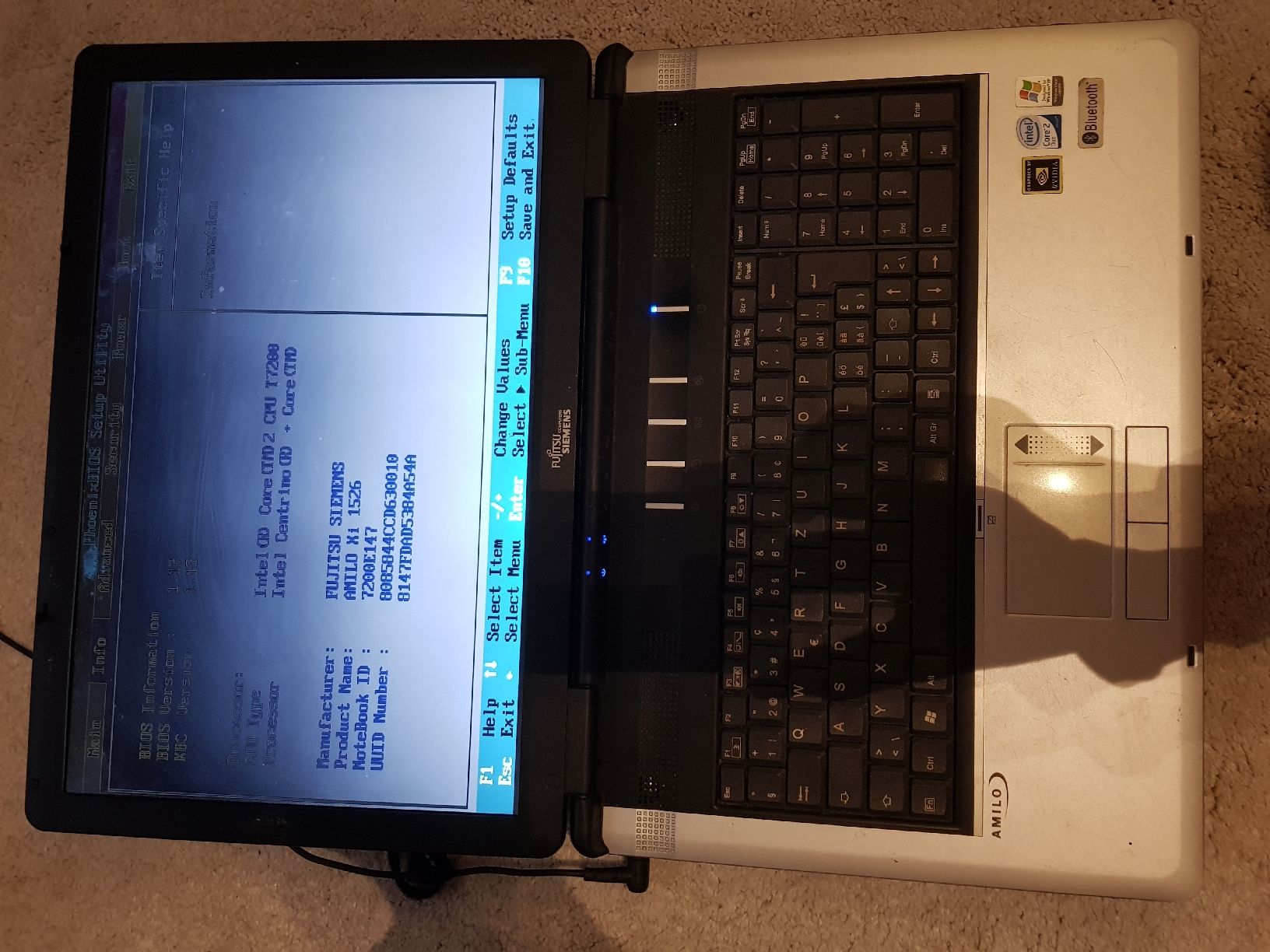 Fujitsu Notebook: Fujitsu Siemens Amilo X1 1526 – Usato da Gerlafingen venduto da diotech 1