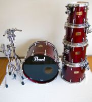 Pearl Drum "Master Custom MMX" Shell Set - WineRed - Maple
