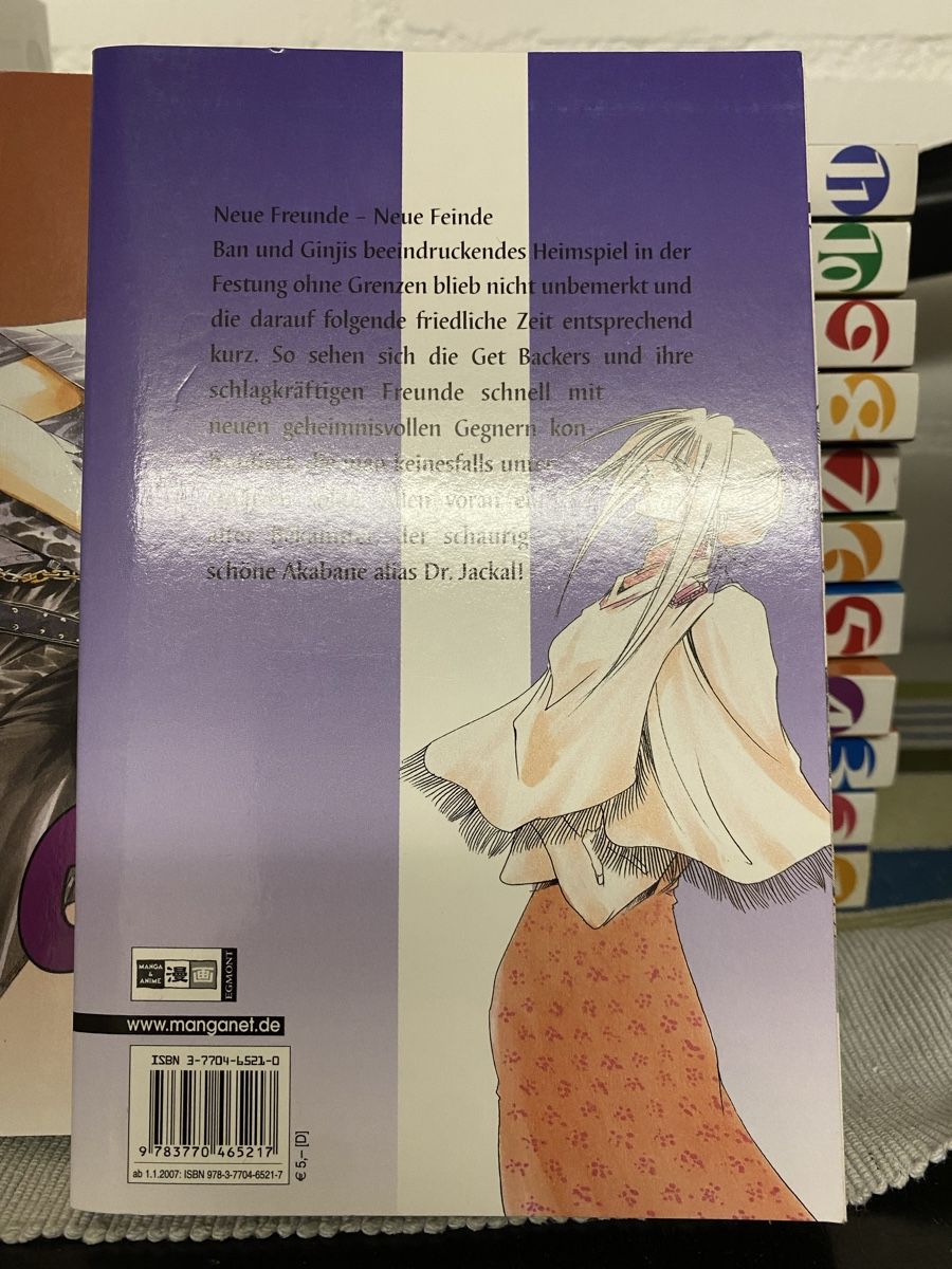 Fumetti: Get Backers Manga 1-12 – Usato da Schleinikon venduto da kar_8ww7 2