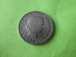 Schweiz 1887, 20 Rappen