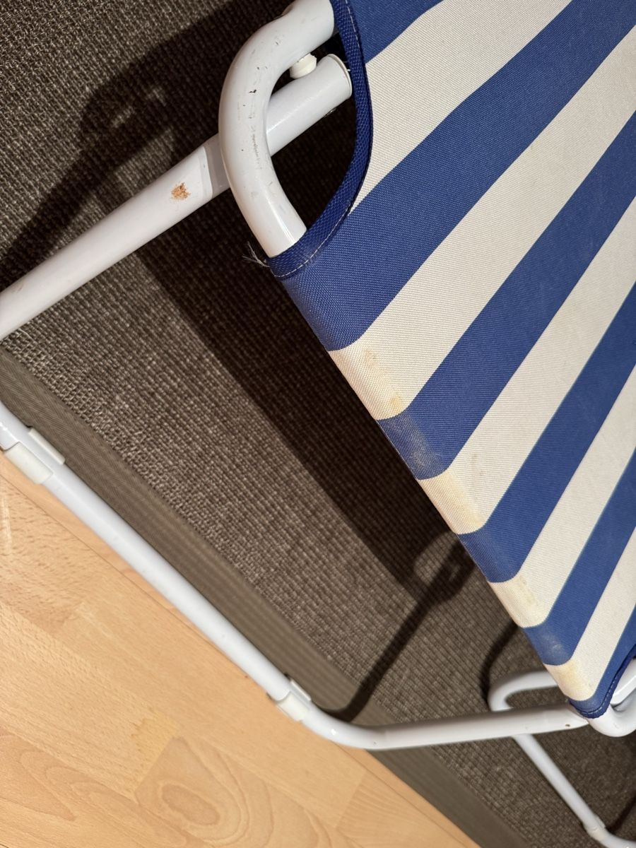 Sedie a sdraio: FIAM Liegestühle Blau-Weiss – Usato da Maisprach venduto da 4464 3