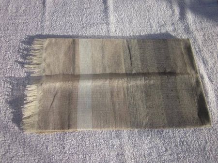 Foulards cotone-seta grezza dal Marocco