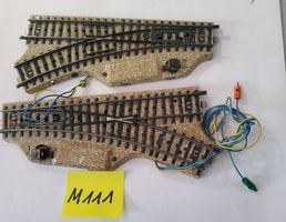 2 Märklin Elektromagnetische M-Weichen H0 links + rechts