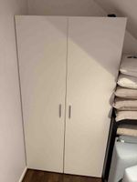 White Two-Door Wardrobe Used