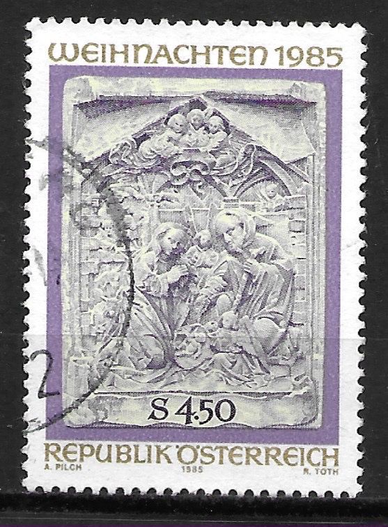 Tutti i francobolli: Österreich 1985: Weihnachten – Usato da Zürich venduto da Rainstamps
